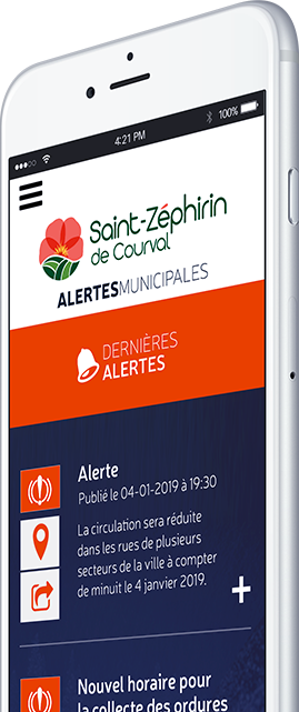 Alertes - Municipalité de Saint-Zphirin-de-Courval